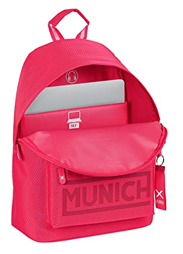 Safta Mochila Juvenil para Portátil 14.1" de Munich Cherry, 310x160x410 mm