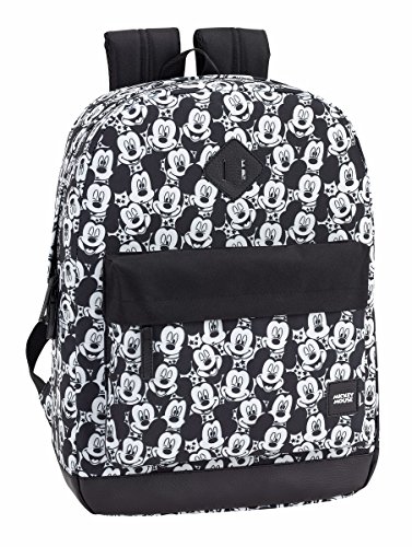 Safta - Mochilas de Minnie o Mickie Mouse de Varios tamaños (Mickie Mouse Junior, 320x140x430mm)