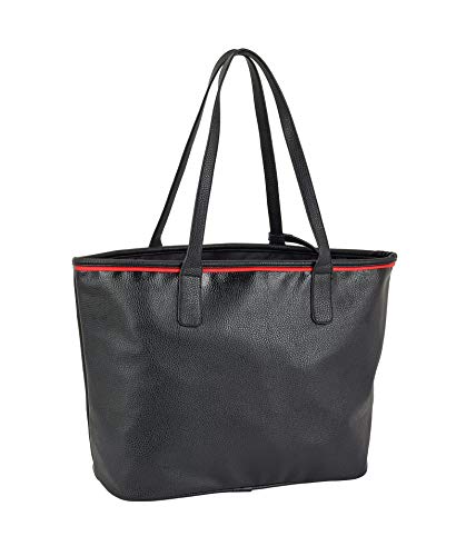 Safta - Moos "Capsula" Black Oficial Bolso Con Cartera Billetera 480x160x300mm