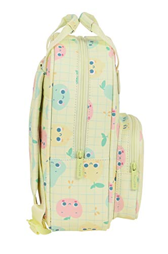 Safta Tutifruti Mochila Escolar Niños, 200x80x280 mm, Amarillo Claro