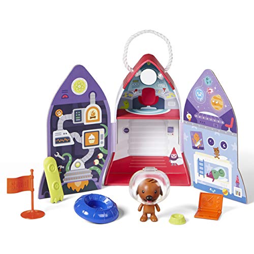 SAGO mini Harvey's Spaceship-Casita Portátil Cohete, Multicolor (Spin Master 6041228)