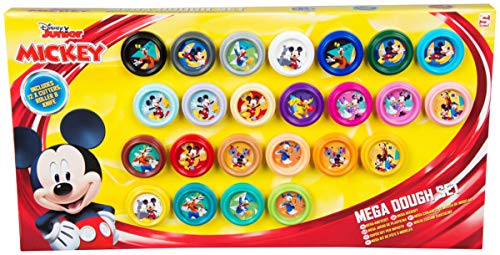 Sambro Mickey & Friends Mega Set De Plastilinas 24 Pzs De Mikey Mouse (DSM4-4719), Multicolor (1)