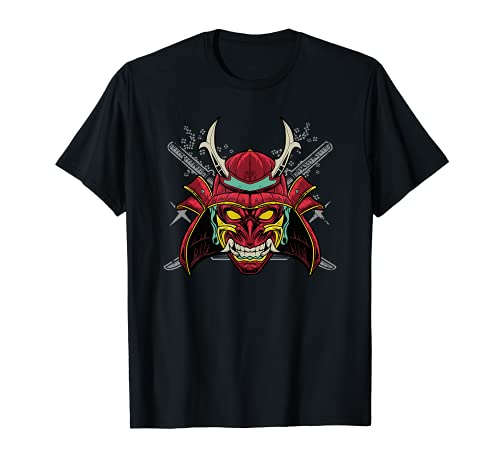 Samurai Guerrero Espada Arte japonés Luchador Camiseta