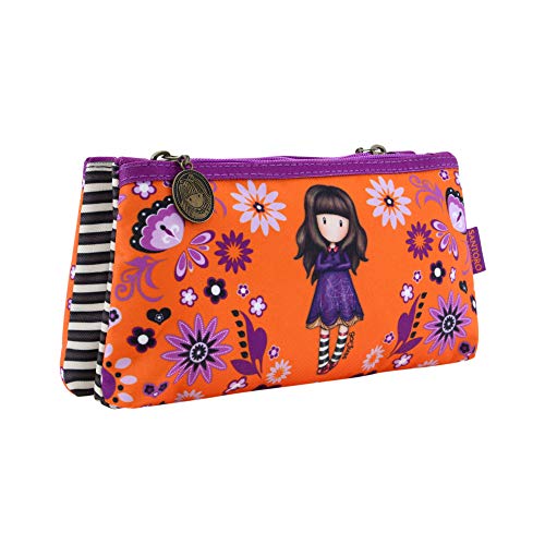 SANTORO GORJUSS Estuche Doble, Monedero Unisex Infantil, Naranja (Naranja), 4x13x21 cm (W x H x L)