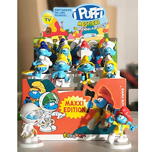 Sbabam Puffi dei Mestieri Pack C Paquete con 5 Figuras versión Maxi