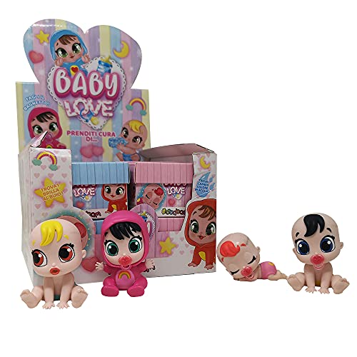 Sbabam s.r.l.-Baby Love, piccoli bebè-Pack 4 pezzi Muchos mimos (Tema Promotional Gifts SRL 52CN/2020)