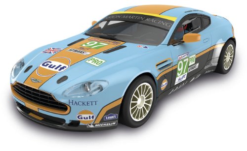 Scalextric Original - Aston Martin Vantage Gulf - Coche Slot analógico (A10116S300)