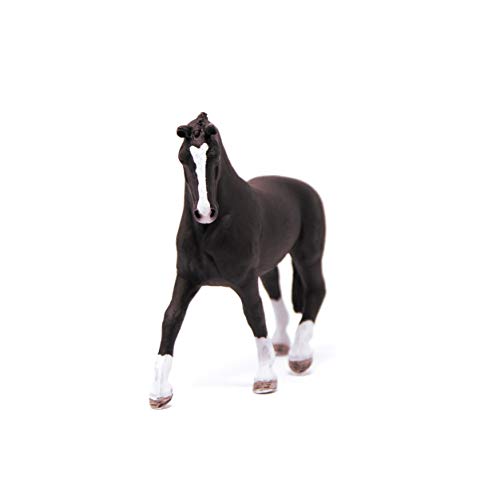 Schleich 13927 Figura de Juguete - Yegua Hannoverian Negro (Horse Club)