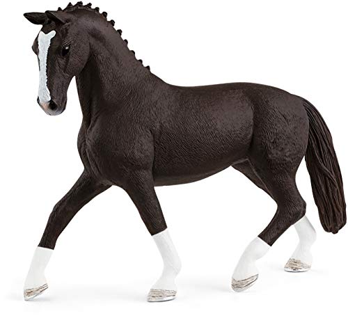 Schleich 13927 Figura de Juguete - Yegua Hannoverian Negro (Horse Club)