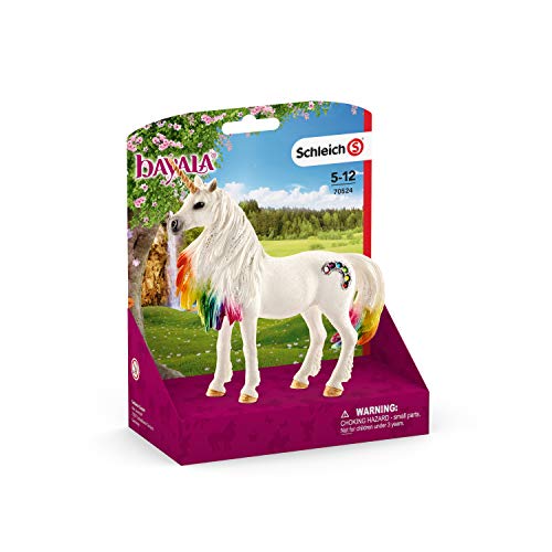 Schleich- Figura de Unicornio arcoíris, Yegua, 18cm