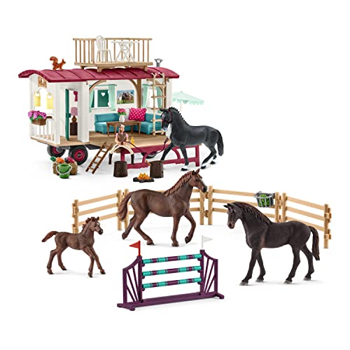 SCHLEICH Horse Club 72141 Entrenamiento Secreto Exclusivo en la Caravana