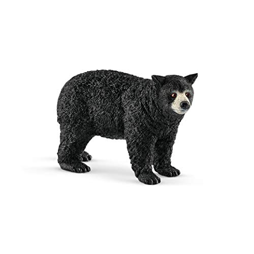 Schleich- Set 3 Figuras Habitantes del Bosque - Alce, Oso Negro y Mofeta