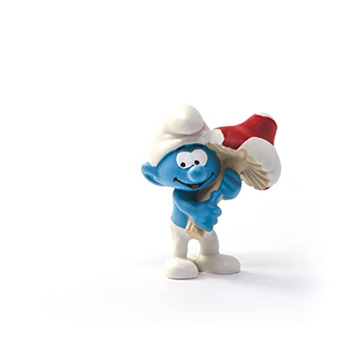 Schleich- Smurfs Pitufo con Seta (20819)