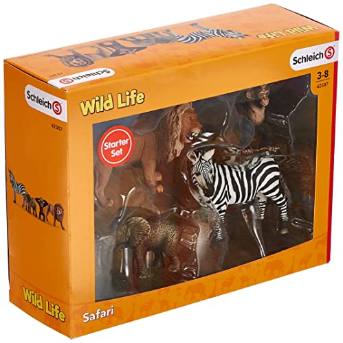 Schleich- Wild Life Set de Figuras, Safari, Multicolor (42387)