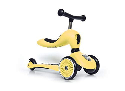 SCOOT & RIDE HIGHWAYKICK One Patinetes, Adultos Unisex, Lemon (Amarillo), Talla Única