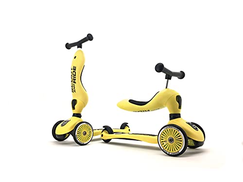 SCOOT & RIDE HIGHWAYKICK One Patinetes, Adultos Unisex, Lemon (Amarillo), Talla Única