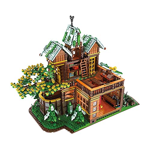 SCZWP8 Bloques de construcción Kit de casa Edificio Modular sujeción Kit de Modelo de Sala de Tiempo Juego de construcción Compatible con Lego Boy Girl Regalo de cumpleaños