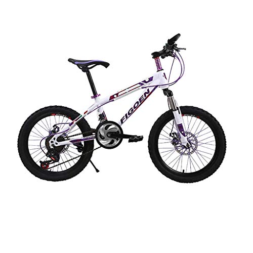 SEESEE.U Bicicleta de montaña de 20 Pulgadas, Bicicleta Ligera pequeña, Bicicleta portátil pequeña para Estudiantes Adultos, Bicicleta de MTB con Rueda de radios, Bicicleta con Marco de Acero de Alto