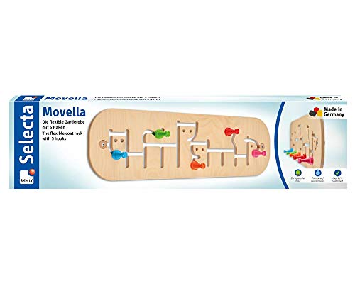 Selecta 60007 Movella - Perchero infantil de madera (74 x 20,5 cm)