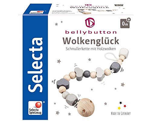 Selecta 64006 Cadena para Chupete Wolke Suerte, Multicolor