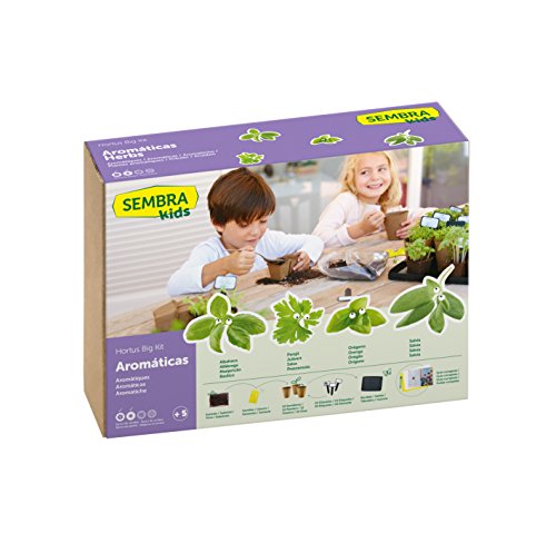 SEMBRA - juego educativo, Kit huerto Aromáticas