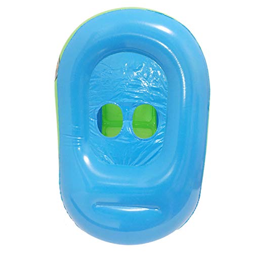 SENFEISM Seguridad Verano Niños Dibujos Animados Flotador Asiento Coche Barco Natación Niños Inflables Caucho PVC Círculos Seguridad Swimtrainer