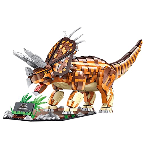 SENG 2116 piezas Triceratops modelo de dinosaurio set con luz compatible con Lego Jurassic World Dinosaurio