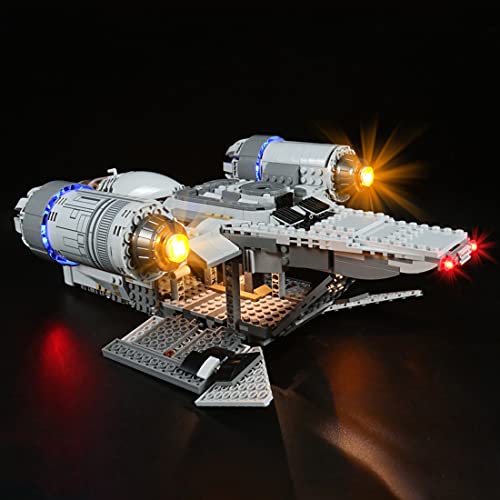 SENG Juego de iluminación LED compatible con Lego 75292 Star Wars El Mandaloriano – Razor Crest Modelo (no incluido)