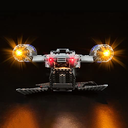 SENG Juego de iluminación LED compatible con Lego 75292 Star Wars El Mandaloriano – Razor Crest Modelo (no incluido)