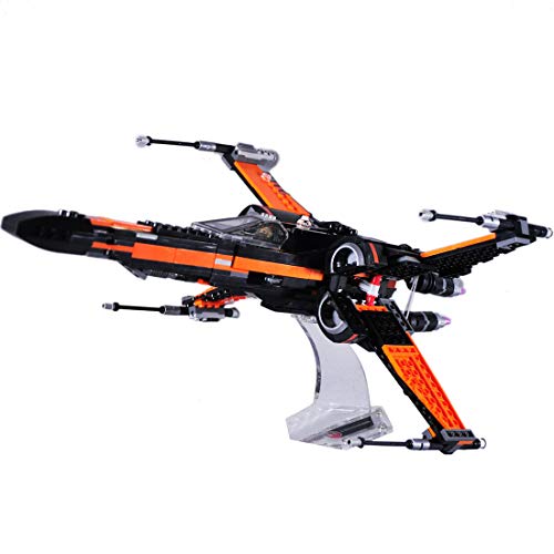 SENG Soporte de pantalla de acrílico para modelo X Wing Fighter, compatible con Lego 75273/75149/75218