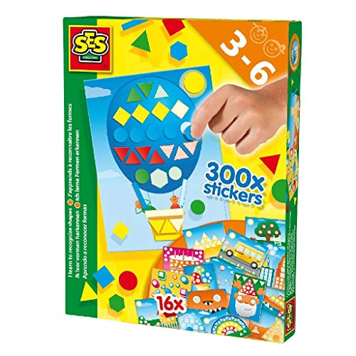 SES Creative - Aprendo a reconocer Formas, Set de Juego, Multicolor (14839)