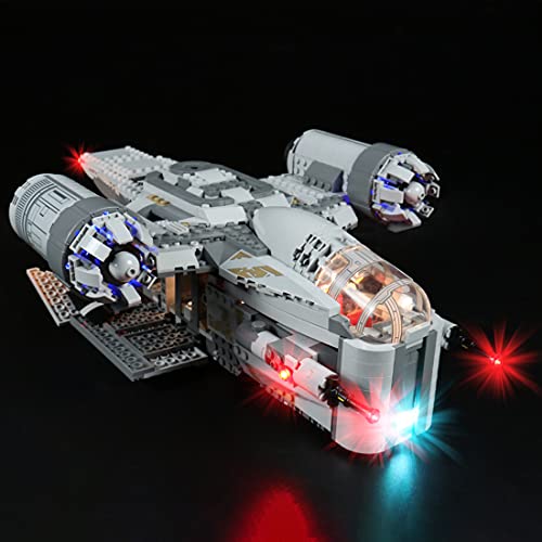 SESAY Juego de iluminación LED para Lego Star Wars Razor Crest, compatible con Lego 75292 (sin set Lego)