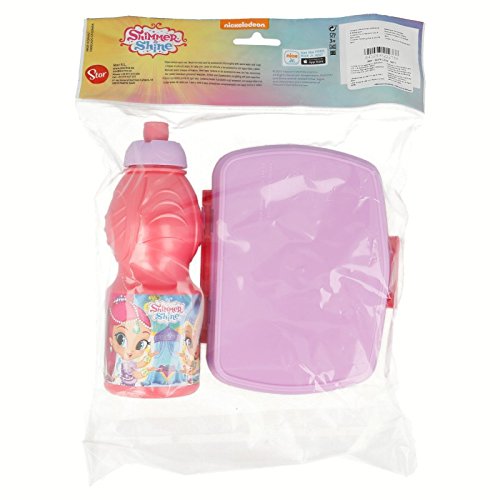 Set Botella Cantimplora Sport Y Sandwichera De Shimmer and Shine Palace, Multicolor (STOR ST-22276)