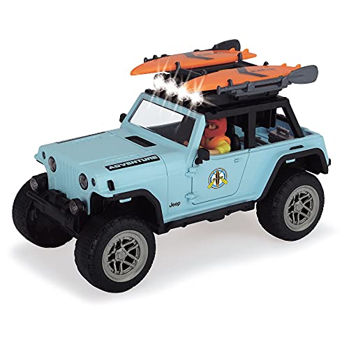 Set M Playlife Surfer Jeep con figura y accesorios (Dickie 3834001)