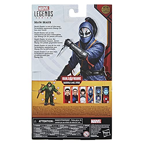 SHANG CHI Figura de acción Coleccionable de Death Dealer de 15 cm Leyenda de los Diez Anillos de Hasbro Marvel Legends Series para niños a Partir de 4 años