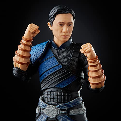 SHANG CHI Figura de acción Coleccionable de Wenwu de 15 cm Leyenda de los Diez Anillos de Hasbro Marvel Legends Series para niños a Partir de 4 años