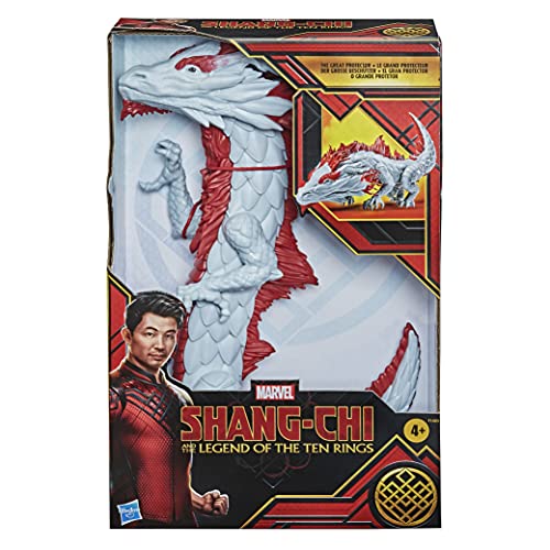 SHANG CHI Figura del Dragón Gran Protector Leyenda de los Diez Anillos de Marvel de Hasbro, Juguete de acción para niños a Partir de 4 años