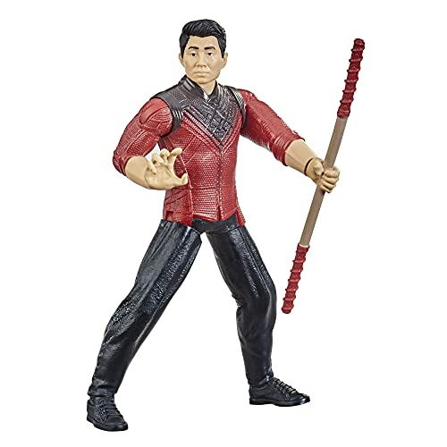 Shang Chi-Hasbro Marvel Leyenda de los Diez Anillos Figura de acción con función de Ataque de Bo Staff. para niños a Partir de 4 años F0960