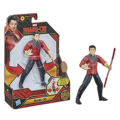 Shang Chi-Hasbro Marvel Leyenda de los Diez Anillos Figura de acción con función de Ataque de Bo Staff. para niños a Partir de 4 años F0960