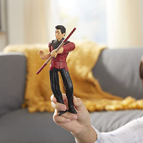 Shang Chi-Hasbro Marvel Leyenda de los Diez Anillos Figura de acción con función de Ataque de Bo Staff. para niños a Partir de 4 años F0960