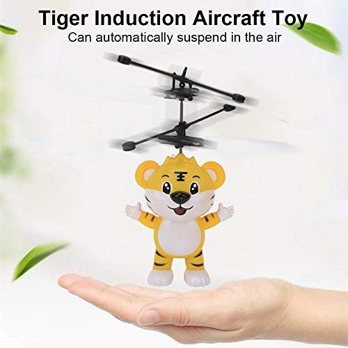 Shanrya Avión de Inducción de Juguete, Fly Induction RC Drone, Mini Drone Fly Toy Gift Tigre Suspensión para Niñas Al Aire Libre Niños Play Boys(Tigre de inducción)