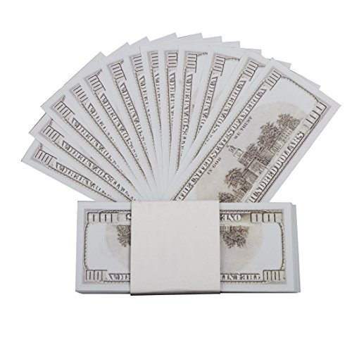 Sheatee Prop Money Hq Prop Money Dinero de proposición 100 Play Money Juega Dinero para niños Pretend Dollar Bills Money Gun