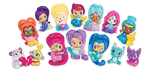 Shimmer & Shine- Shimmer and Shine Barco mágico de los muñecos genios, Multicolor (Mattel FHP02)