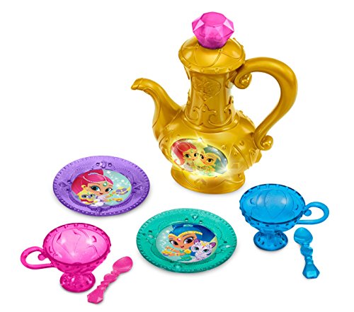 Shimmer & Shine- Shimmer and Shine Disney Set Tetera mágica, 38 x 25 x 8 cm (Mattel FGP20)