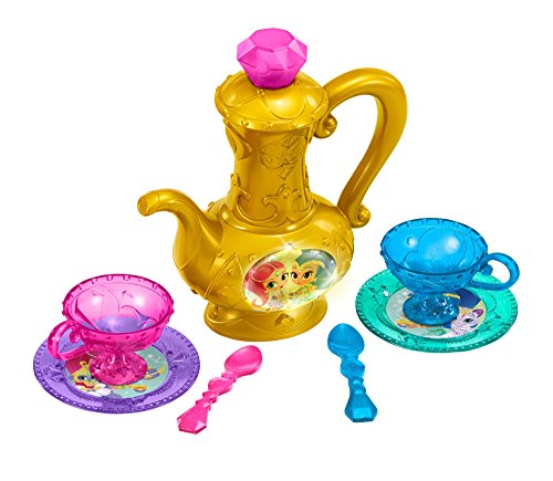 Shimmer & Shine- Shimmer and Shine Disney Set Tetera mágica, 38 x 25 x 8 cm (Mattel FGP20)