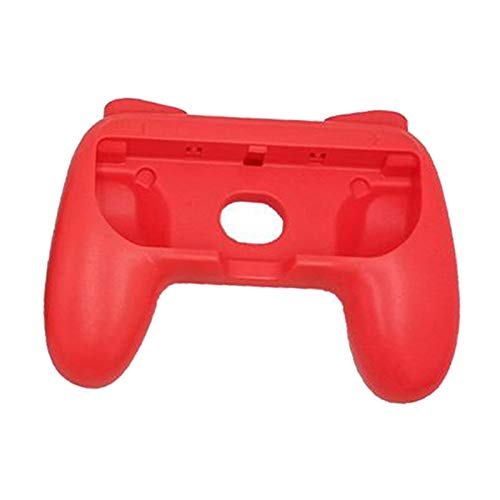 Shiwaki Cómoda Funda de Mando Resistente al Desgaste para Accesorios de Agarre de Juegos de Nintendo Switch Joy-Cons - Rojo Azul