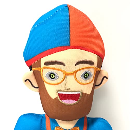 SHUIZHUYU Peluche 30cm Anime Blippi,Blippi Muñeco de Peluche Muñeco,Peluche Muñeco, Niños Presente De Cumpleaños (Color : Blue, Size : 30cm/11.81in)