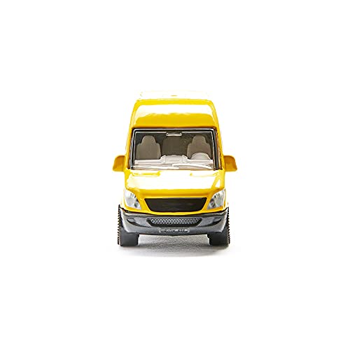 siku 1085, Furgoneta de servicio de paquetería, Metal/Plástico, Amarillo, Diseño DHL, Versátil