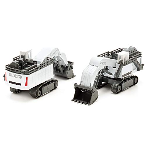 SIKU 1798 Excavadora de minería Liebherr R9800, Pala plegable, 1:87, Metal/Plástico, Blanco