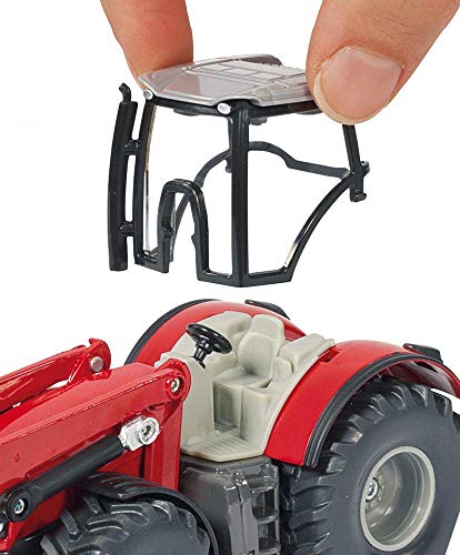 SIKU Farmer Massey Ferguson con Cargador Frontal, Color Rojo (Sieper GmbH 1985)